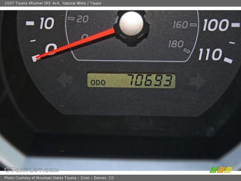 Natural White / Taupe 2007 Toyota 4Runner SR5 4x4