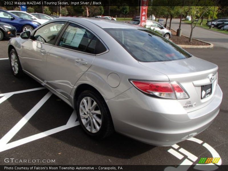 Ingot Silver / Black 2012 Mazda MAZDA6 i Touring Sedan