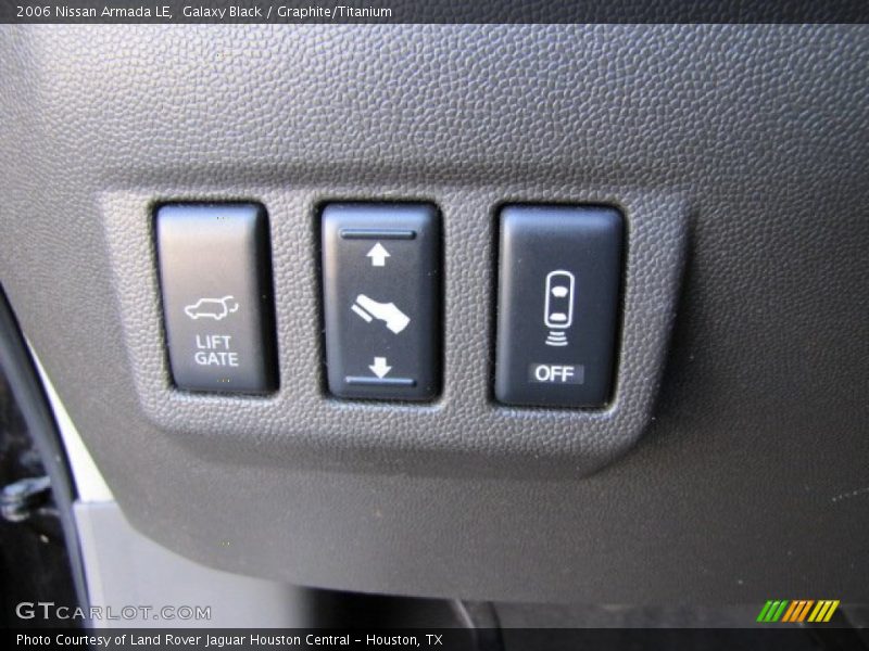 Galaxy Black / Graphite/Titanium 2006 Nissan Armada LE