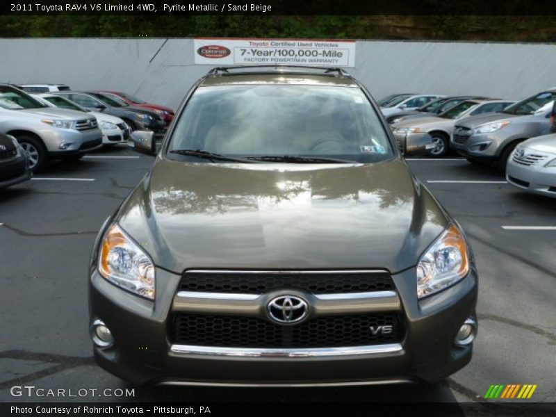 Pyrite Metallic / Sand Beige 2011 Toyota RAV4 V6 Limited 4WD