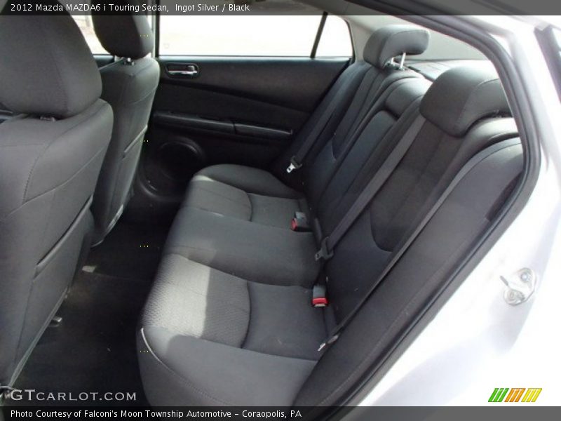 Ingot Silver / Black 2012 Mazda MAZDA6 i Touring Sedan