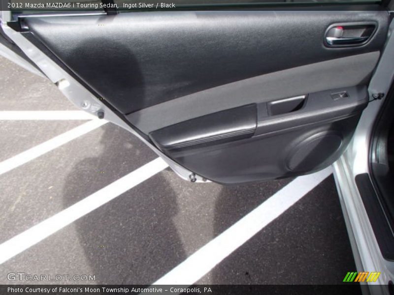 Ingot Silver / Black 2012 Mazda MAZDA6 i Touring Sedan