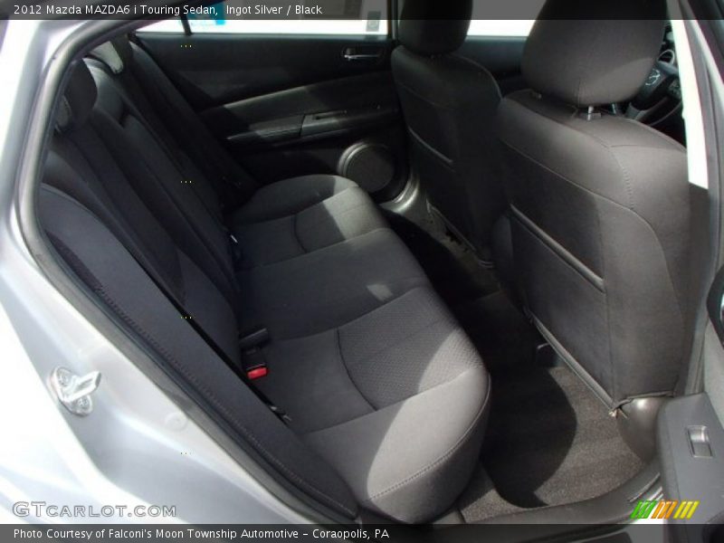 Ingot Silver / Black 2012 Mazda MAZDA6 i Touring Sedan