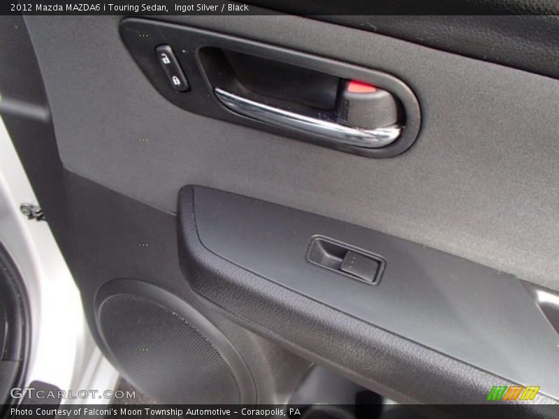 Ingot Silver / Black 2012 Mazda MAZDA6 i Touring Sedan