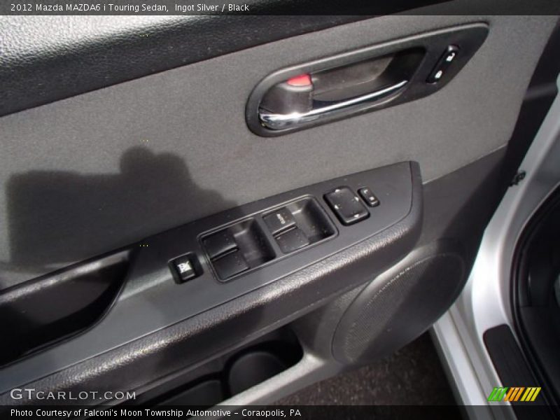 Ingot Silver / Black 2012 Mazda MAZDA6 i Touring Sedan
