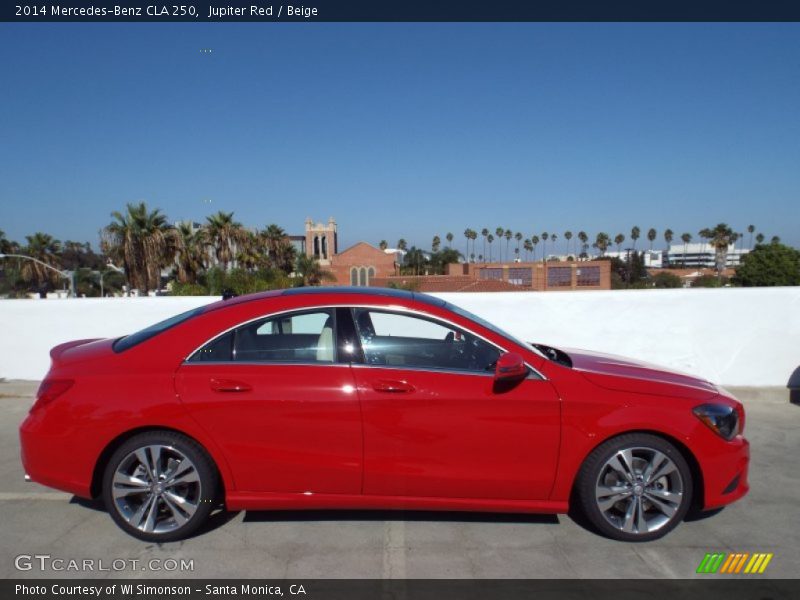 Jupiter Red / Beige 2014 Mercedes-Benz CLA 250