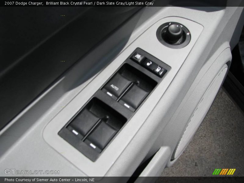 Brilliant Black Crystal Pearl / Dark Slate Gray/Light Slate Gray 2007 Dodge Charger