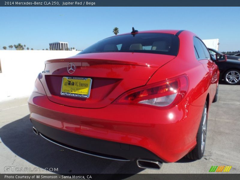 Jupiter Red / Beige 2014 Mercedes-Benz CLA 250