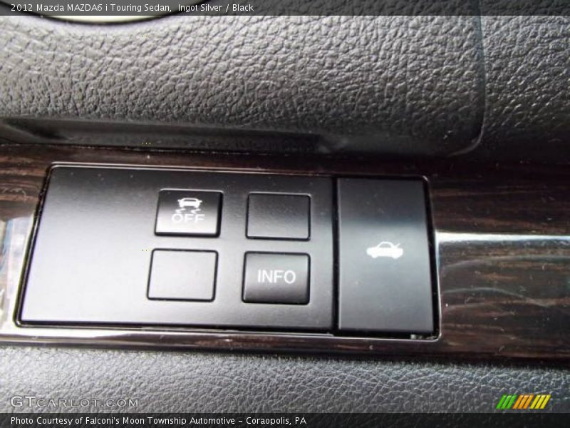Ingot Silver / Black 2012 Mazda MAZDA6 i Touring Sedan