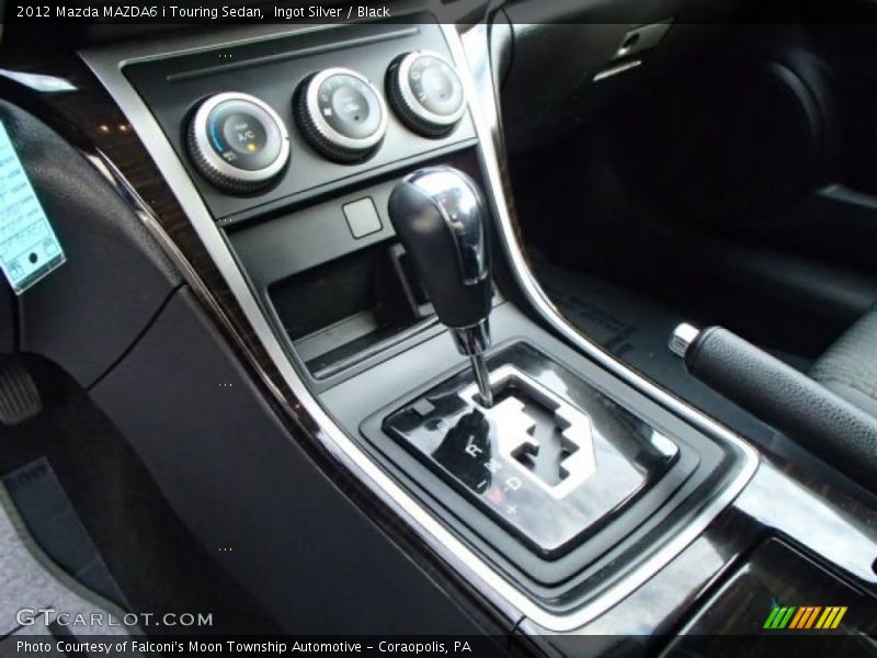 Ingot Silver / Black 2012 Mazda MAZDA6 i Touring Sedan