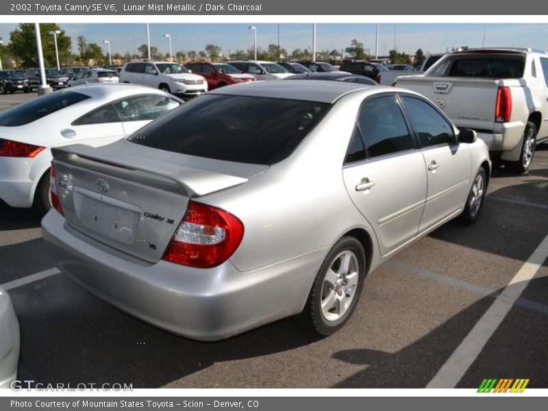 Lunar Mist Metallic / Dark Charcoal 2002 Toyota Camry SE V6