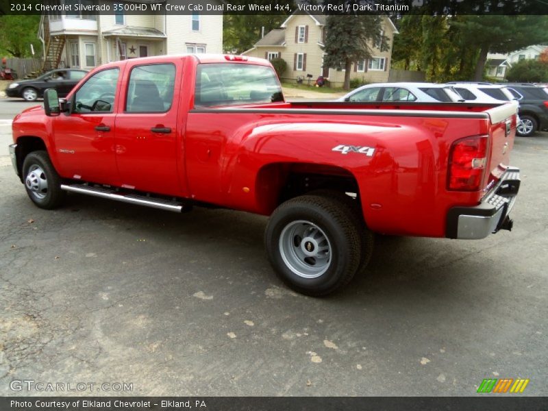  2014 Silverado 3500HD WT Crew Cab Dual Rear Wheel 4x4 Victory Red