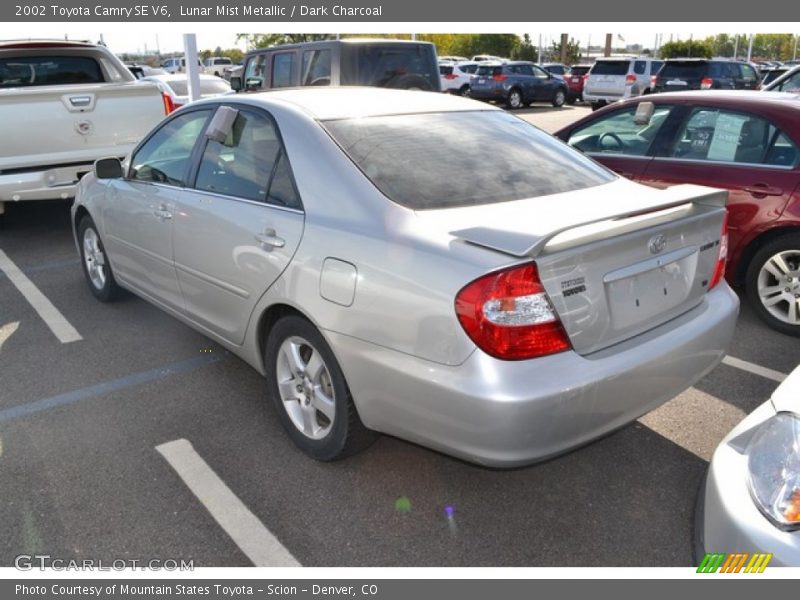 Lunar Mist Metallic / Dark Charcoal 2002 Toyota Camry SE V6