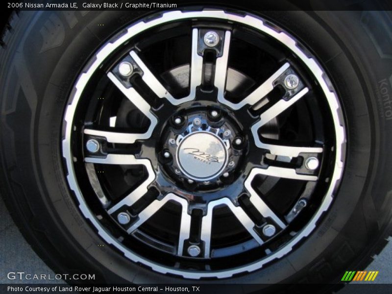 Galaxy Black / Graphite/Titanium 2006 Nissan Armada LE