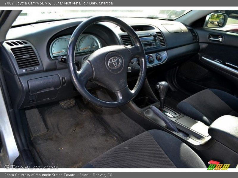 Lunar Mist Metallic / Dark Charcoal 2002 Toyota Camry SE V6