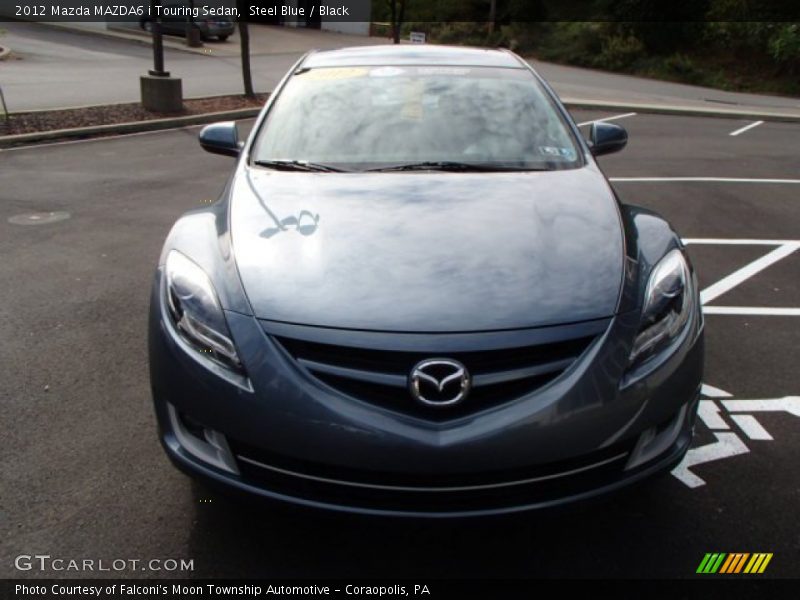 Steel Blue / Black 2012 Mazda MAZDA6 i Touring Sedan