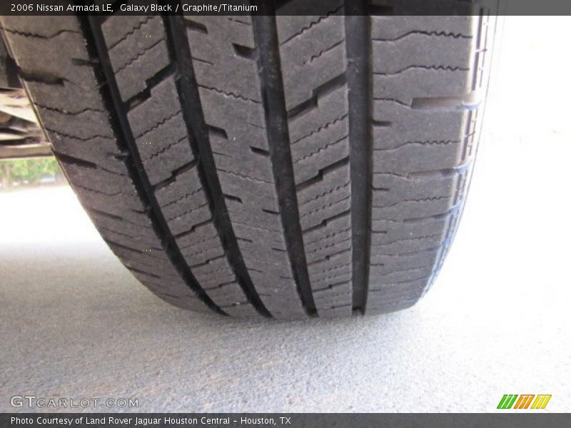 Galaxy Black / Graphite/Titanium 2006 Nissan Armada LE