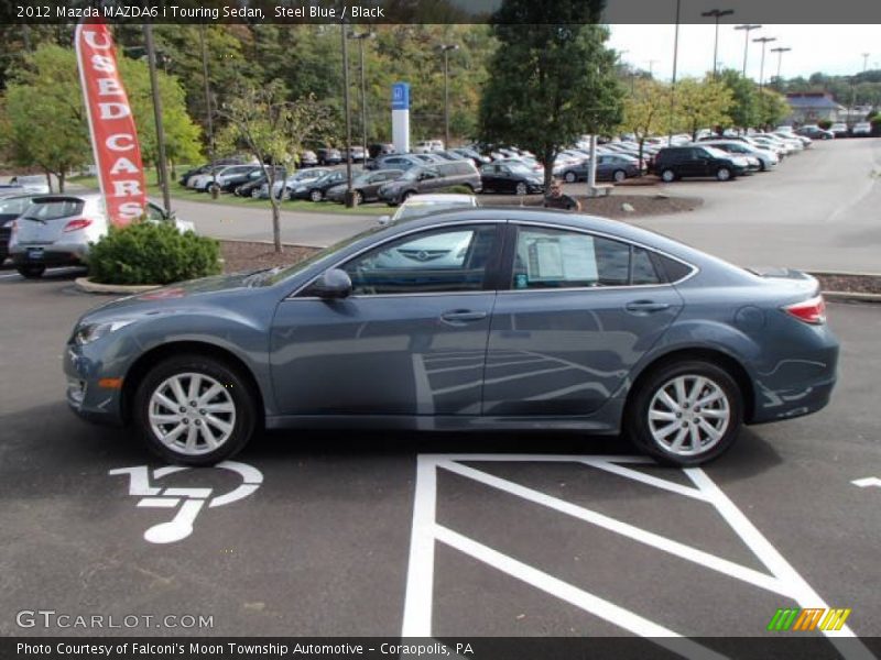 Steel Blue / Black 2012 Mazda MAZDA6 i Touring Sedan