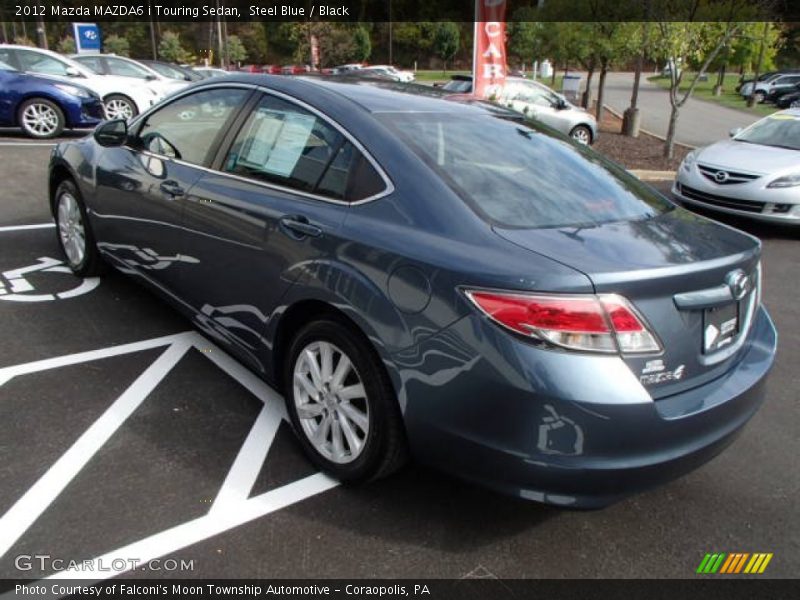 Steel Blue / Black 2012 Mazda MAZDA6 i Touring Sedan