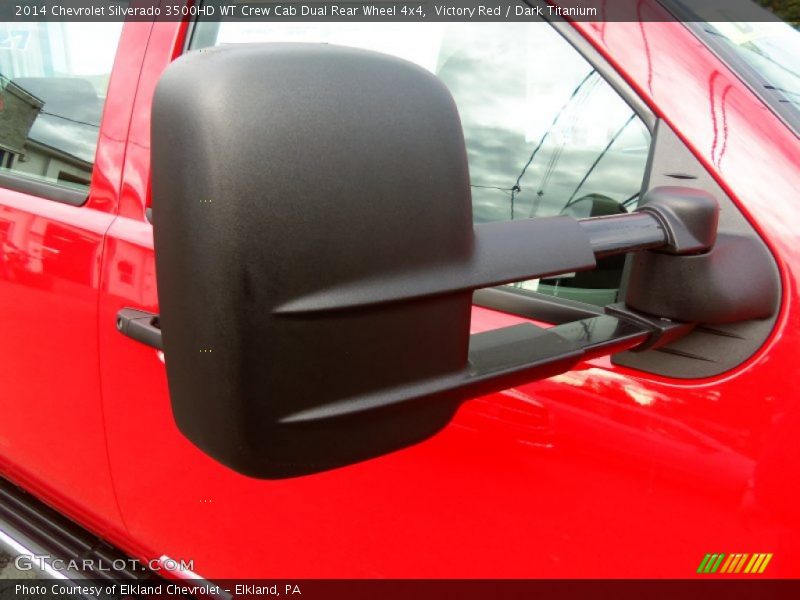 Victory Red / Dark Titanium 2014 Chevrolet Silverado 3500HD WT Crew Cab Dual Rear Wheel 4x4
