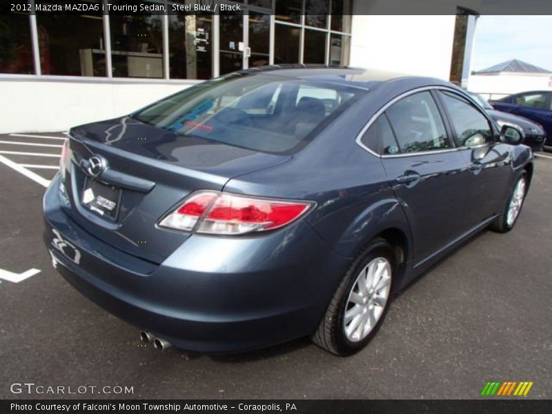 Steel Blue / Black 2012 Mazda MAZDA6 i Touring Sedan