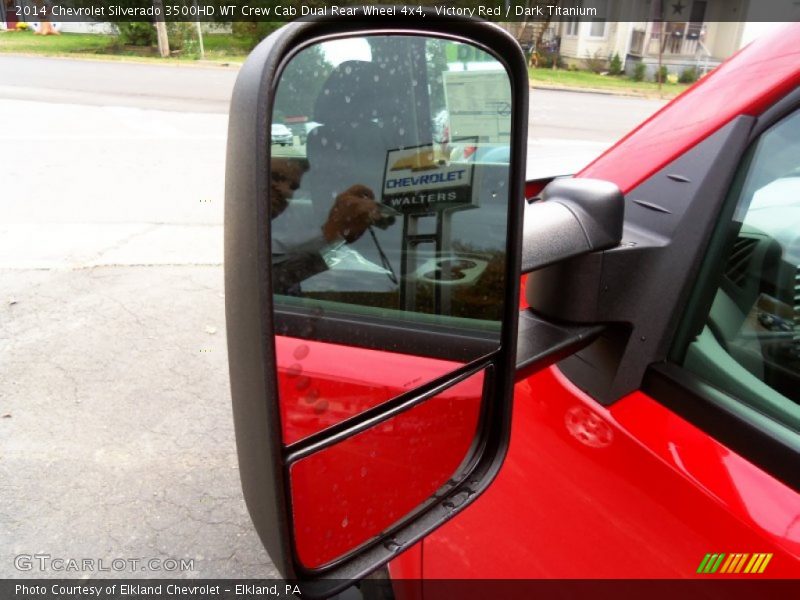 Victory Red / Dark Titanium 2014 Chevrolet Silverado 3500HD WT Crew Cab Dual Rear Wheel 4x4
