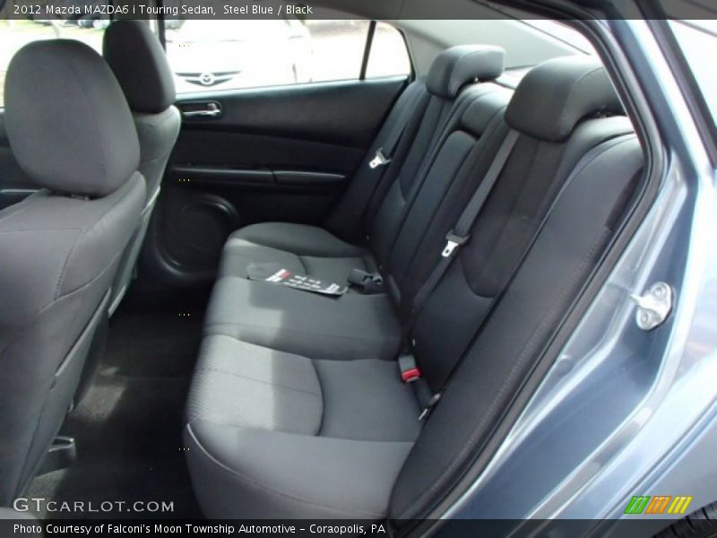 Steel Blue / Black 2012 Mazda MAZDA6 i Touring Sedan