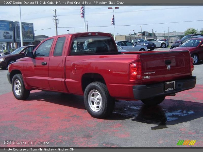 Inferno Red Crystal Pearl / Medium Slate Gray 2007 Dodge Dakota ST Club Cab