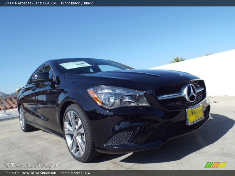 Night Black / Black 2014 Mercedes-Benz CLA 250