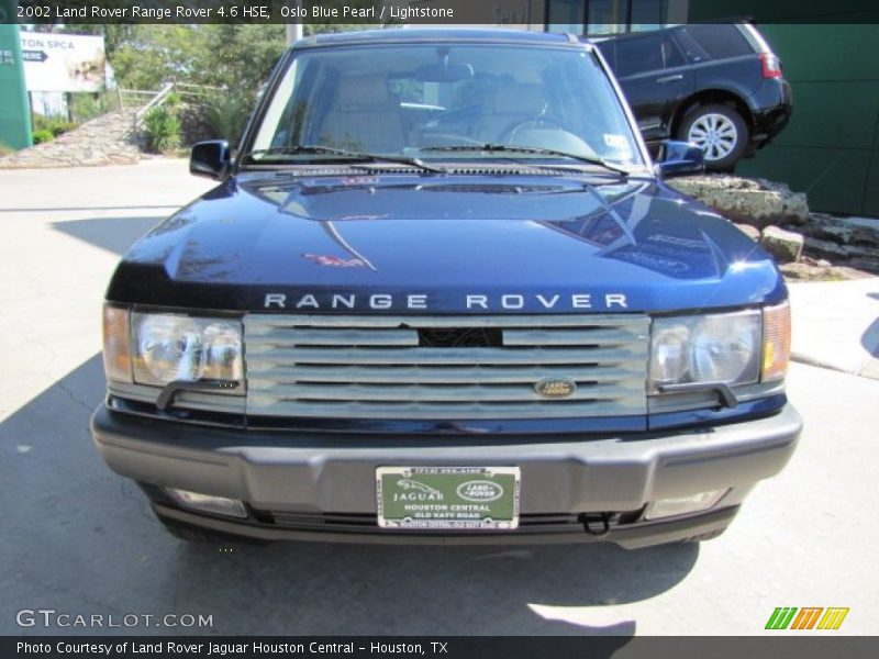 Oslo Blue Pearl / Lightstone 2002 Land Rover Range Rover 4.6 HSE