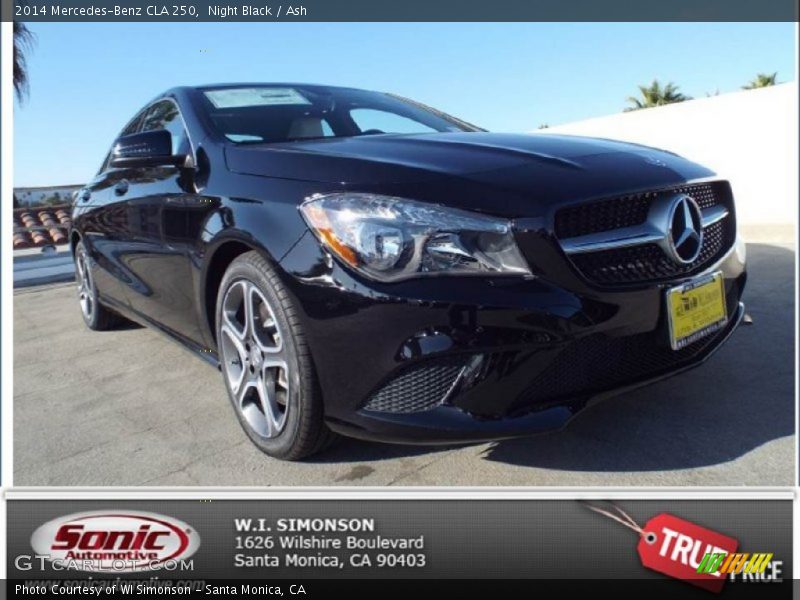 Night Black / Ash 2014 Mercedes-Benz CLA 250