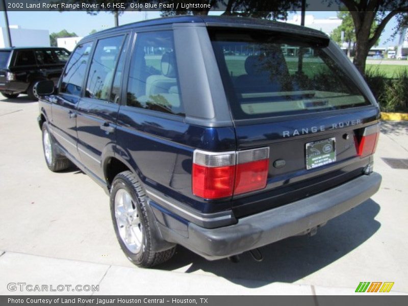 Oslo Blue Pearl / Lightstone 2002 Land Rover Range Rover 4.6 HSE