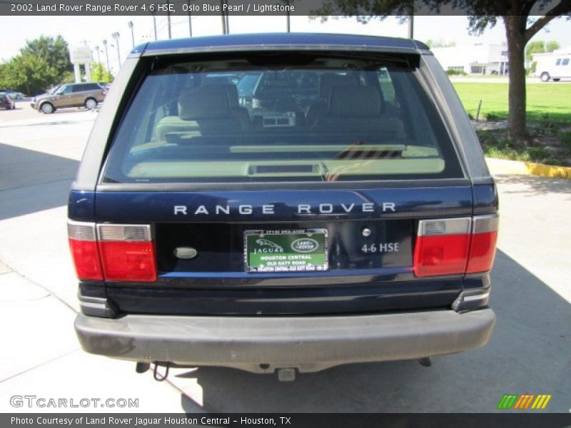 Oslo Blue Pearl / Lightstone 2002 Land Rover Range Rover 4.6 HSE
