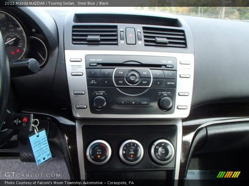 Steel Blue / Black 2012 Mazda MAZDA6 i Touring Sedan