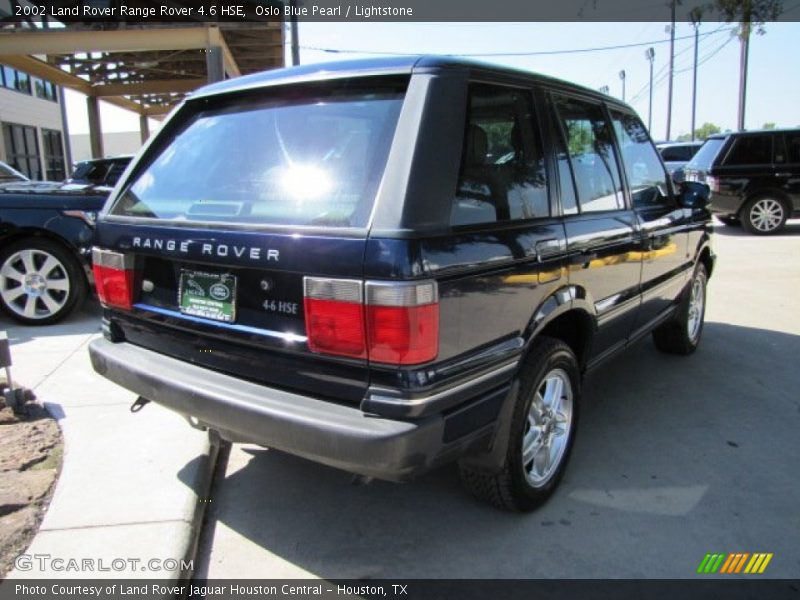 Oslo Blue Pearl / Lightstone 2002 Land Rover Range Rover 4.6 HSE