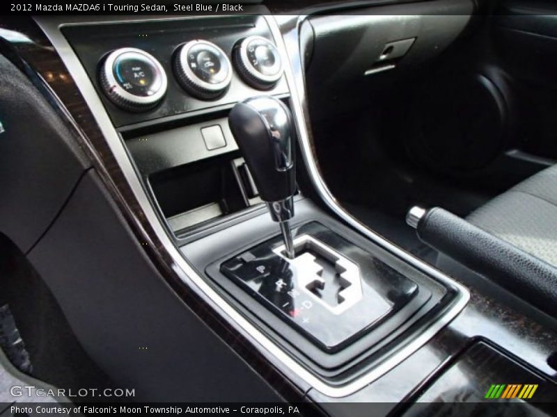 Steel Blue / Black 2012 Mazda MAZDA6 i Touring Sedan