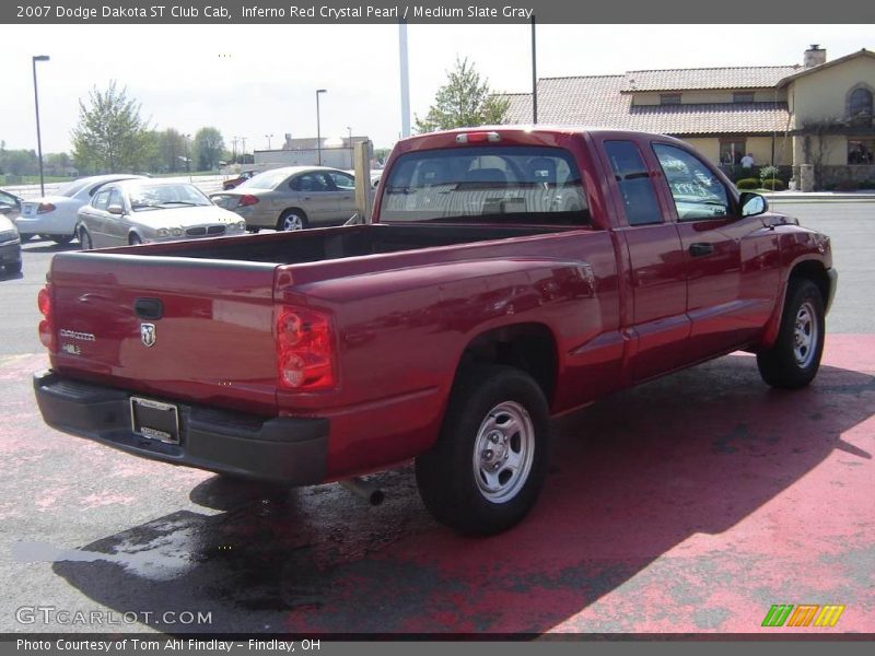 Inferno Red Crystal Pearl / Medium Slate Gray 2007 Dodge Dakota ST Club Cab