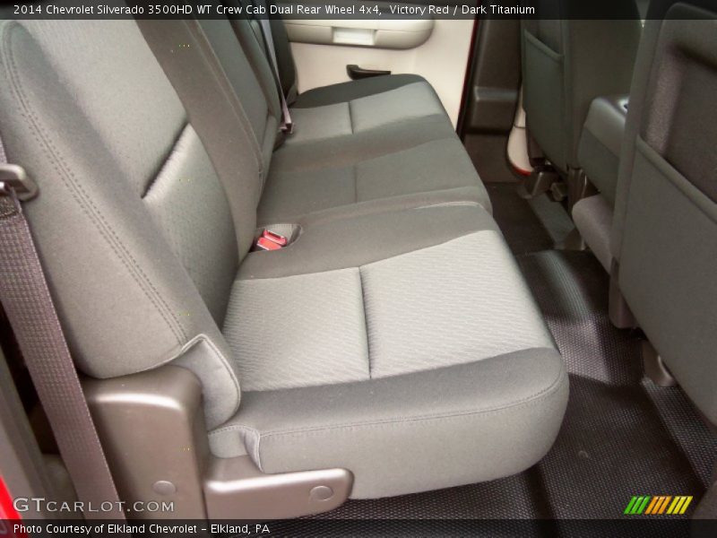 Victory Red / Dark Titanium 2014 Chevrolet Silverado 3500HD WT Crew Cab Dual Rear Wheel 4x4