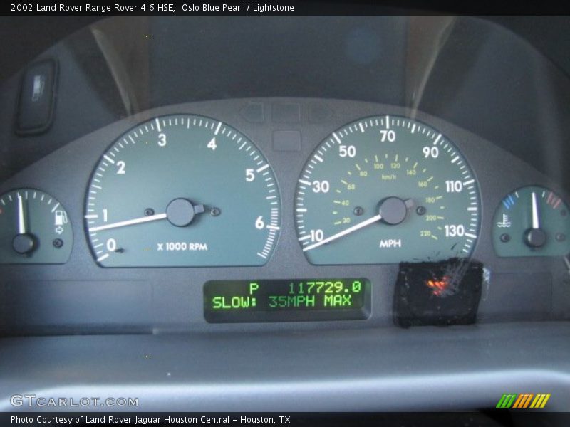  2002 Range Rover 4.6 HSE 4.6 HSE Gauges