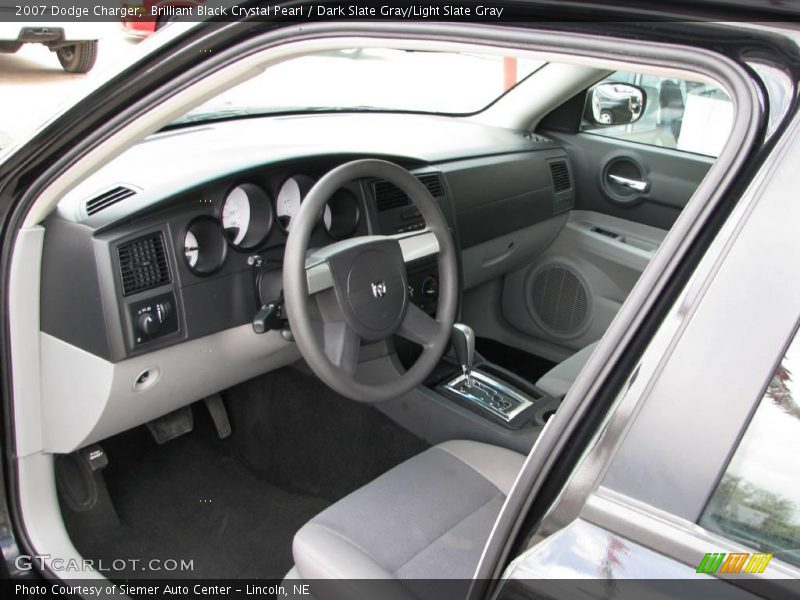 Brilliant Black Crystal Pearl / Dark Slate Gray/Light Slate Gray 2007 Dodge Charger