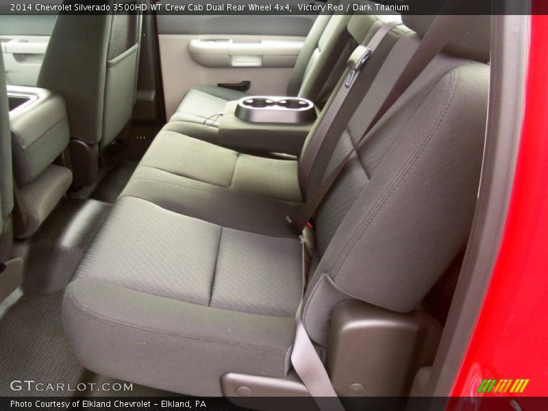 Victory Red / Dark Titanium 2014 Chevrolet Silverado 3500HD WT Crew Cab Dual Rear Wheel 4x4
