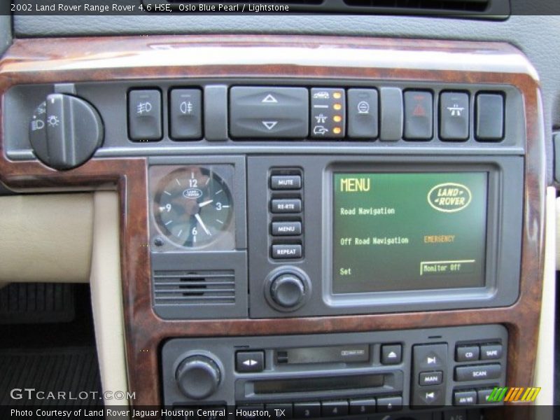 Controls of 2002 Range Rover 4.6 HSE