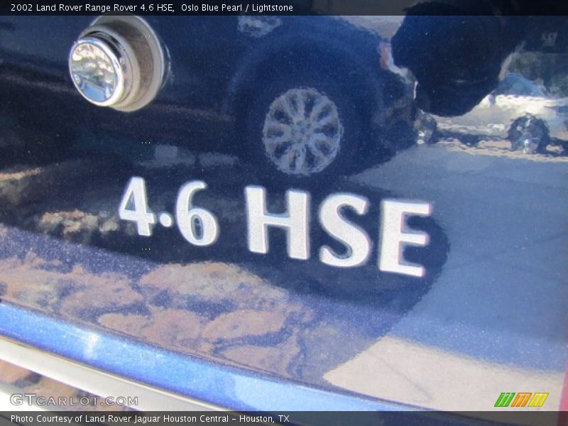 Oslo Blue Pearl / Lightstone 2002 Land Rover Range Rover 4.6 HSE
