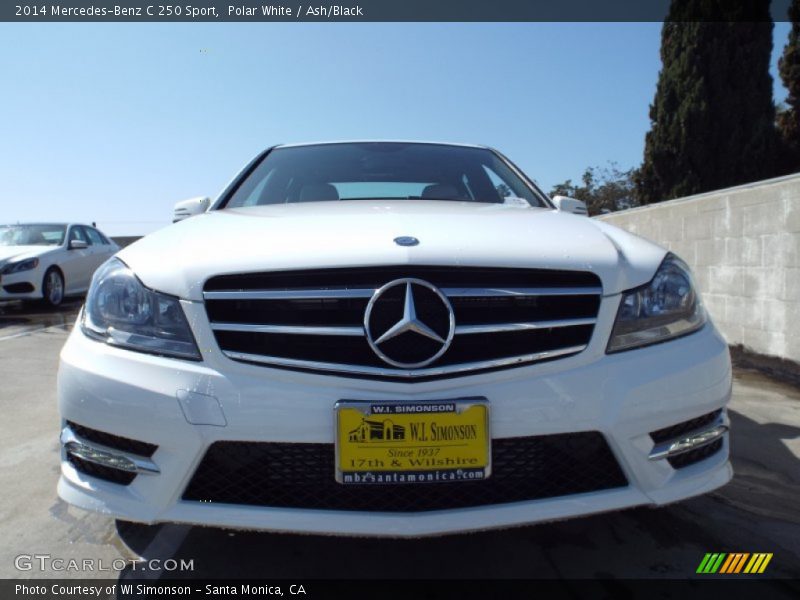 Polar White / Ash/Black 2014 Mercedes-Benz C 250 Sport