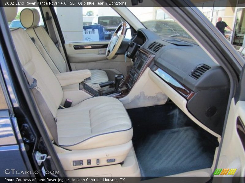 Oslo Blue Pearl / Lightstone 2002 Land Rover Range Rover 4.6 HSE
