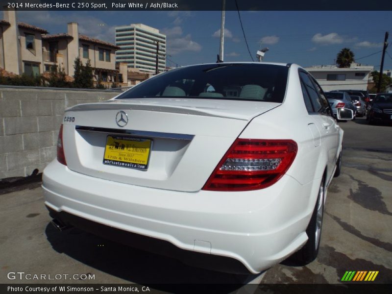 Polar White / Ash/Black 2014 Mercedes-Benz C 250 Sport