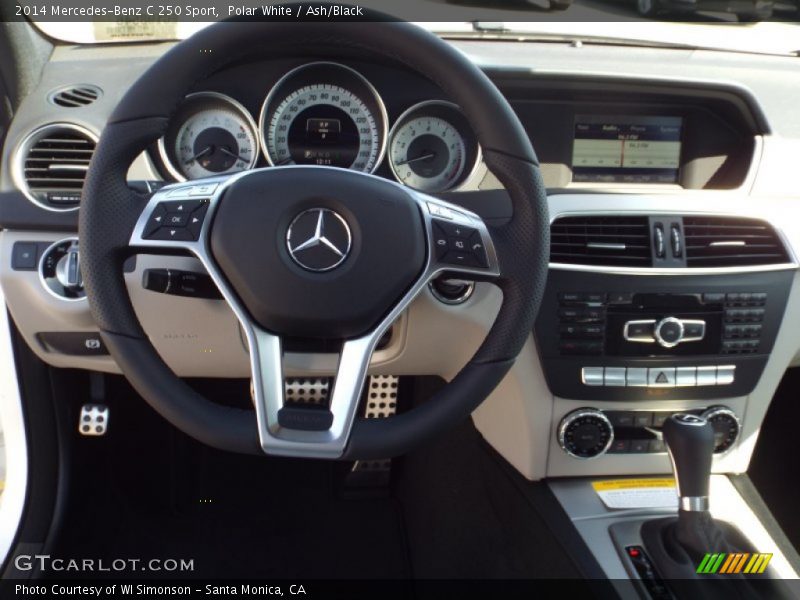 Polar White / Ash/Black 2014 Mercedes-Benz C 250 Sport