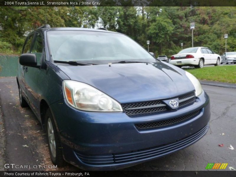 Stratosphere Mica / Stone Gray 2004 Toyota Sienna LE