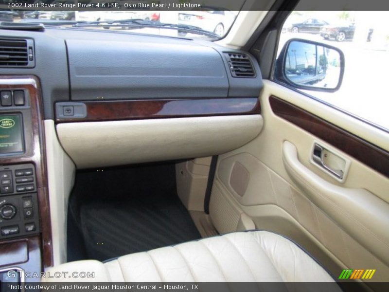 Oslo Blue Pearl / Lightstone 2002 Land Rover Range Rover 4.6 HSE