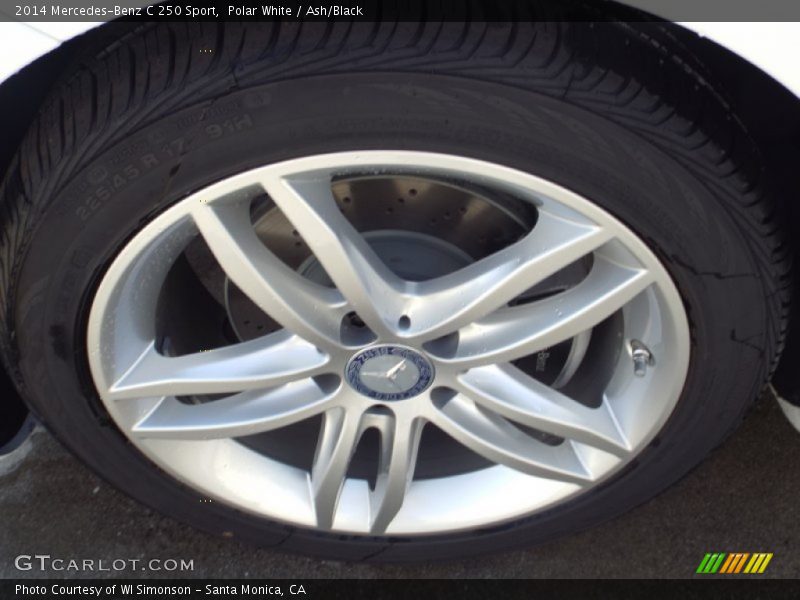 Polar White / Ash/Black 2014 Mercedes-Benz C 250 Sport